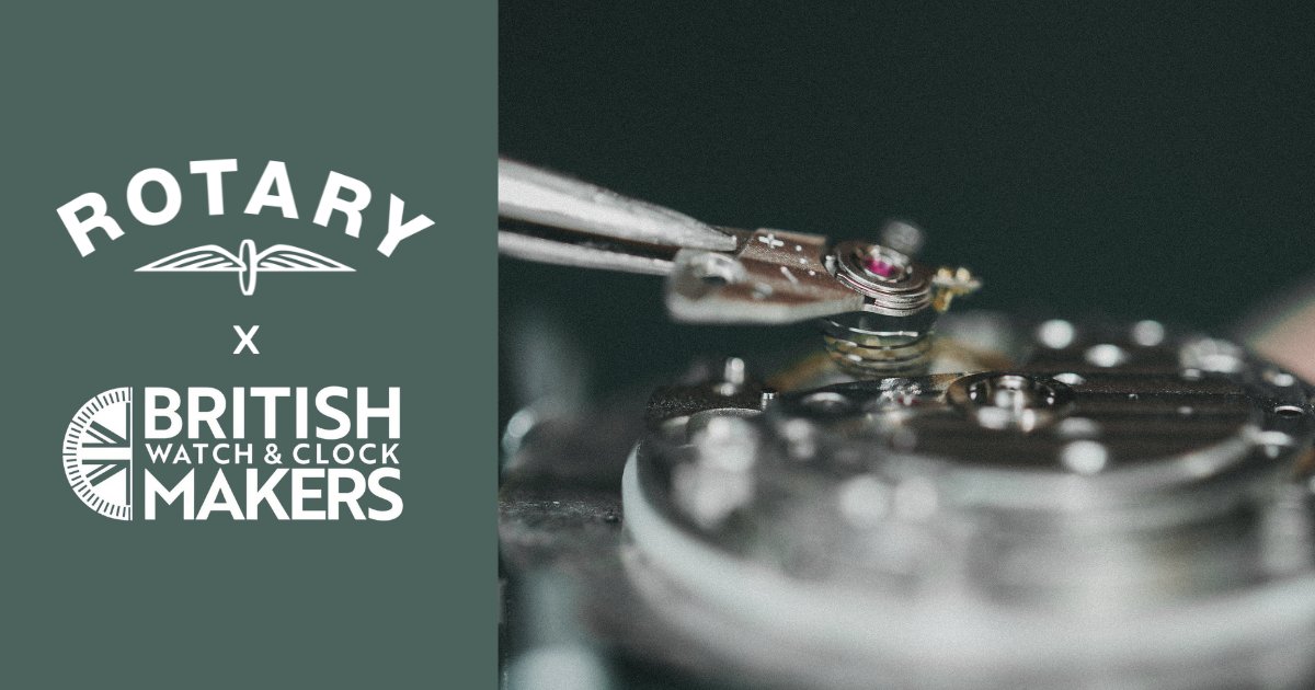 In a significant stride towards celebrating our British heritage, Rotary is excited to share the news that we have joined the Alliance of British Watch and Clock Makers. Read more in the link below! rotarywatches.com/blogs/rotary-b… #Rotary #RotaryWatches #BritishWatchmakers