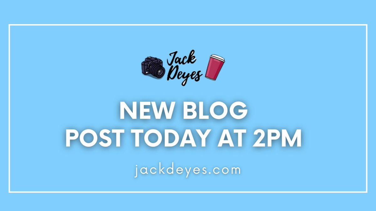 New blog today at 2PM U.K. time
jackdeyes.com
#jackdeyes #jackdeyesblog #southampton #southamptonblogger #ComingSoon