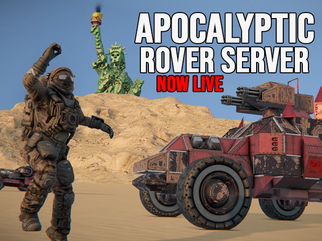 LastStandGamers's tweet photo. Our Apocalyptic Rover Server is NOW LIVE !!! https://t.co/bLbMGHx5Tf
