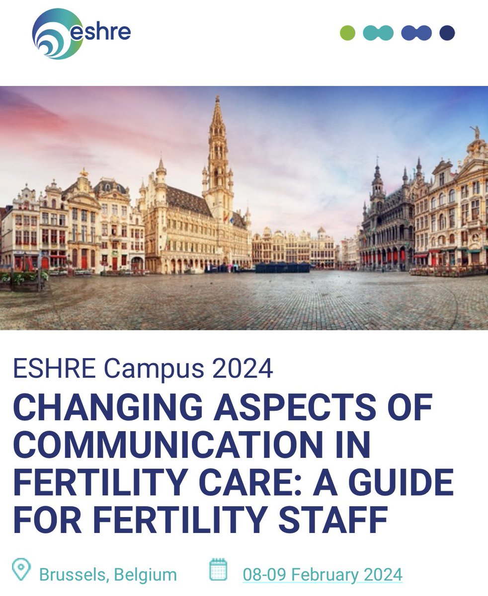 Time is running out. Have you registered yet? 

This workshop will focus on offering practical and interactive sessions to assist communication in the changing environments in which fertility professionals work. 

Register before 9 January and save at your registration fee.