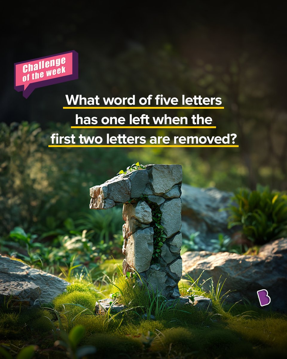 BYJUS's tweet photo. The answer is right in front of your eyes😉 Have you figured it out yet? Comment below ⬇️
#riddlemaster #riddle #brainteaser #instariddle #ChallengeOfTheWeek #byjus #byjusthelearningapp #enhanceyourpotential #curiosity https://t.co/hNi67FKPVg
