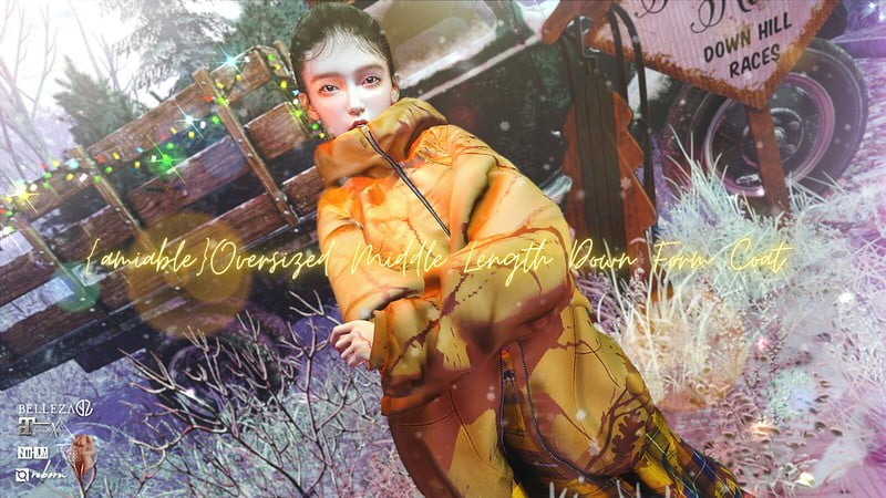 amiable_SL's tweet image. {amiable}Oversized Middle Length Down Form Coat＠the #C88(Special SALE). 
/／   
 🗣C88がopenしました🙌😆Oversizeの大きめダウンジャケットを先行発売しております🧥是非会場でDEMOしてみてね✨✨
\＼  
#セカンドライフ #SecondLife #SLJP
flic.kr/p/2prg4VW
amiablesl.blogspot.com