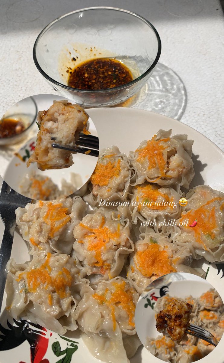 wakacipuy__'s tweet photo. Dimsum ayam udang with chilli oil 🤩🐓🦐

Siapa mau resepnya? Check 👇🏻👇🏻👇🏻 https://t.co/6gld7n4Xou