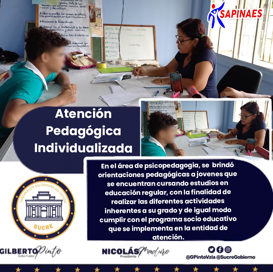 SAPINAESGobSucre (@sapinaesoficial) on Twitter photo En la educación está el secreto del futuro
Lealtad es Amor Por Sucre
@GPintoVzla
<a href="/NicolasMaduro/">Nicolás Maduro</a>
#GeneralPatriotaAlPanteon
#2024DeProgresoConNicolás En la educación está el secreto del futuro
Lealtad es Amor Por Sucre
@GPintoVzla
<a href="/NicolasMaduro/">Nicolás Maduro</a>
#GeneralPatriotaAlPanteon
#2024DeProgresoConNicolás