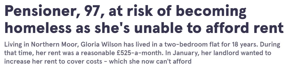 While those lucky enough to have bought up property decades ago are guaranteed a comfy retirement, millions of renters will live out our later years in complete insecurity.

We need to transform the role housing plays in our political system. We need homes for people, not profit.