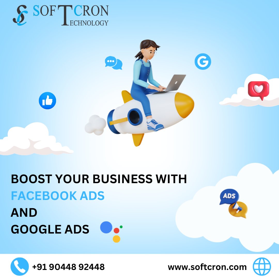 SoftcronT31938's tweet image. Let&apos;s boost your reach and maximize your impact with Facebook ads and Google ads to reach the right audience, drive traffic, and skyrocket your success.
Contact us today at +91 90448 92448
Hashtags:
#digitalmarketing #softcrontechnology #marketing #socialmediamarketing