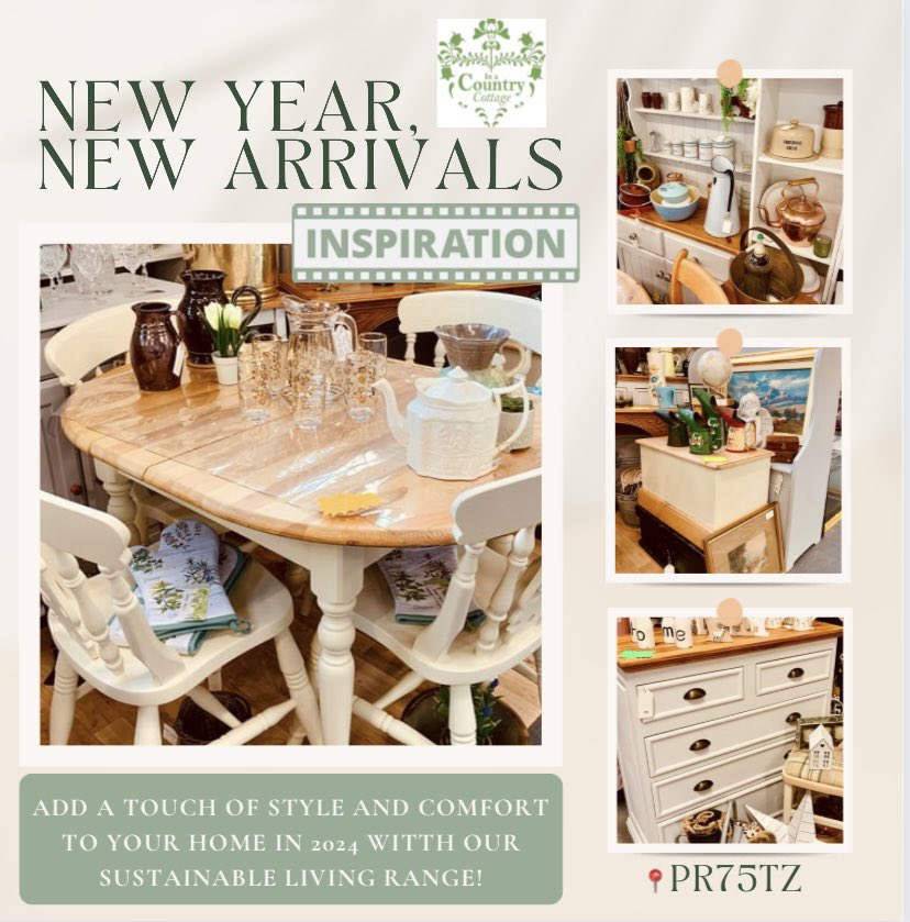 InACountryCttge's tweet photo. ✅NEW YEAR, NEW ARRIVALS✅
Add a touch of style and comfort to your home in 2024 with our Sustainable Living range!

#newyear #home #inspiration #interiors #interiorstyling #styleyourhome #sustainableliving #lancashire #northwest #uksnow https://t.co/F6fmFILxYT
