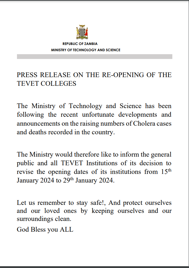 Min of Technology & Science_Zambia (@mots_zambia) on Twitter photo 