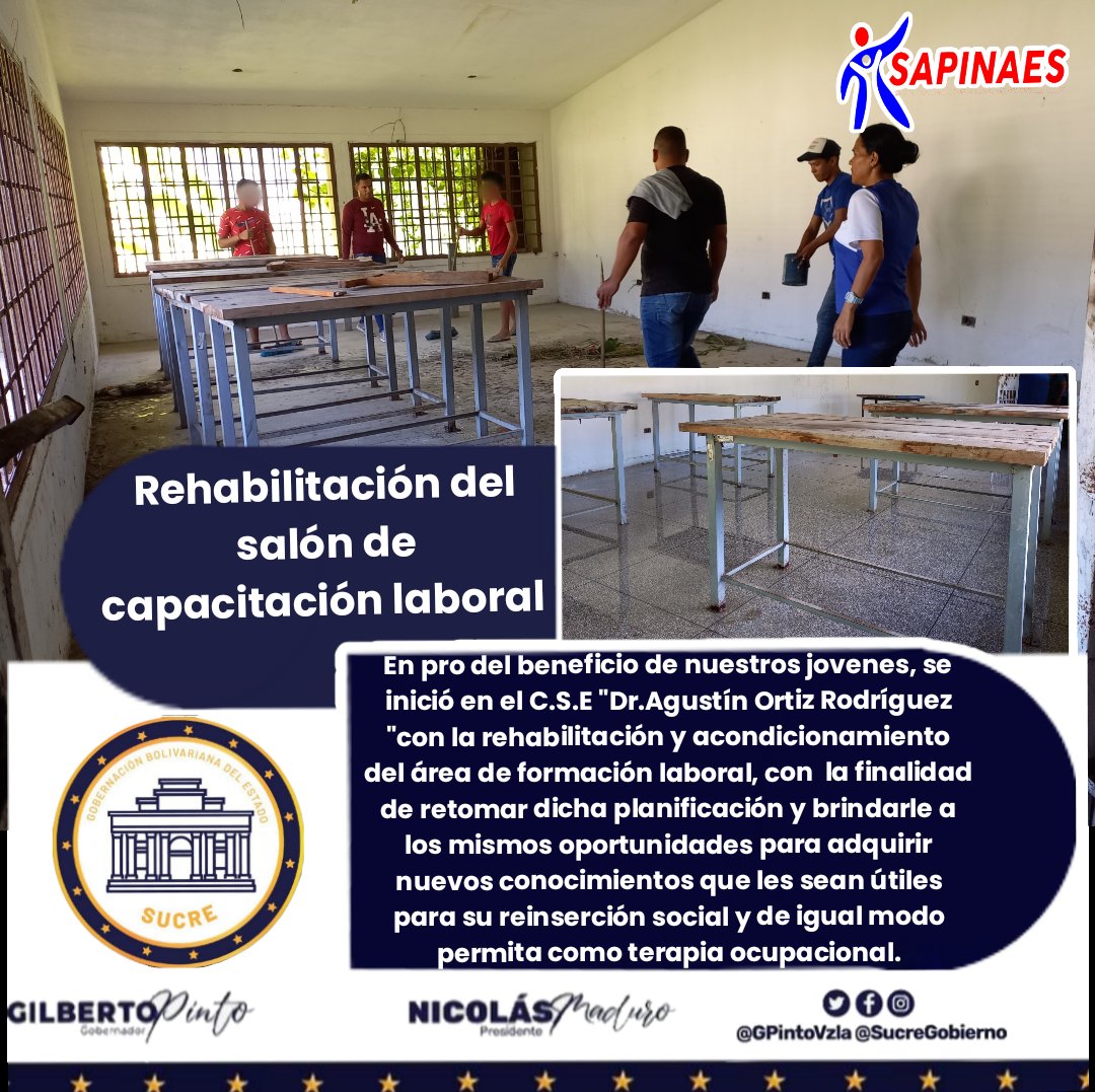 SAPINAESGobSucre (@sapinaesoficial) on Twitter photo Lealtad es Amor Por Sucre
Trabajamos por nuestros niños, niñas y adolescentes
@GPintoVzla
<a href="/NicolasMaduro/">Nicolás Maduro</a>
#GeneralPatriotaAlPanteon
#2024DeProgresoConNicolás Lealtad es Amor Por Sucre
Trabajamos por nuestros niños, niñas y adolescentes
@GPintoVzla
<a href="/NicolasMaduro/">Nicolás Maduro</a>
#GeneralPatriotaAlPanteon
#2024DeProgresoConNicolás
