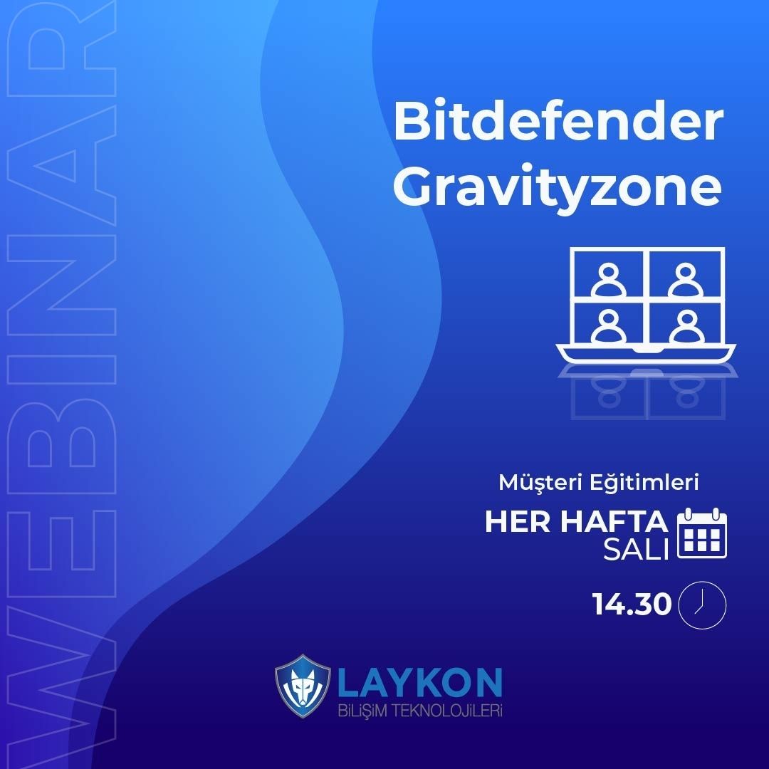 LaykonBilisim's tweet photo. Teknik ekip tarafından verilen eğitimler Zoom üzerinden gerçekleştirilmektedir.
Bitdefender Gravityzone kurumsal ürün tanıtım eğitimi hakkında detayları öğrenmek için DM üzerinden bizlerle iletişime geçebilirsiniz.

#LaykonBilişimTeknolojileri #Bitdefender #antivirüs https://t.co/z7IyHaGKkV