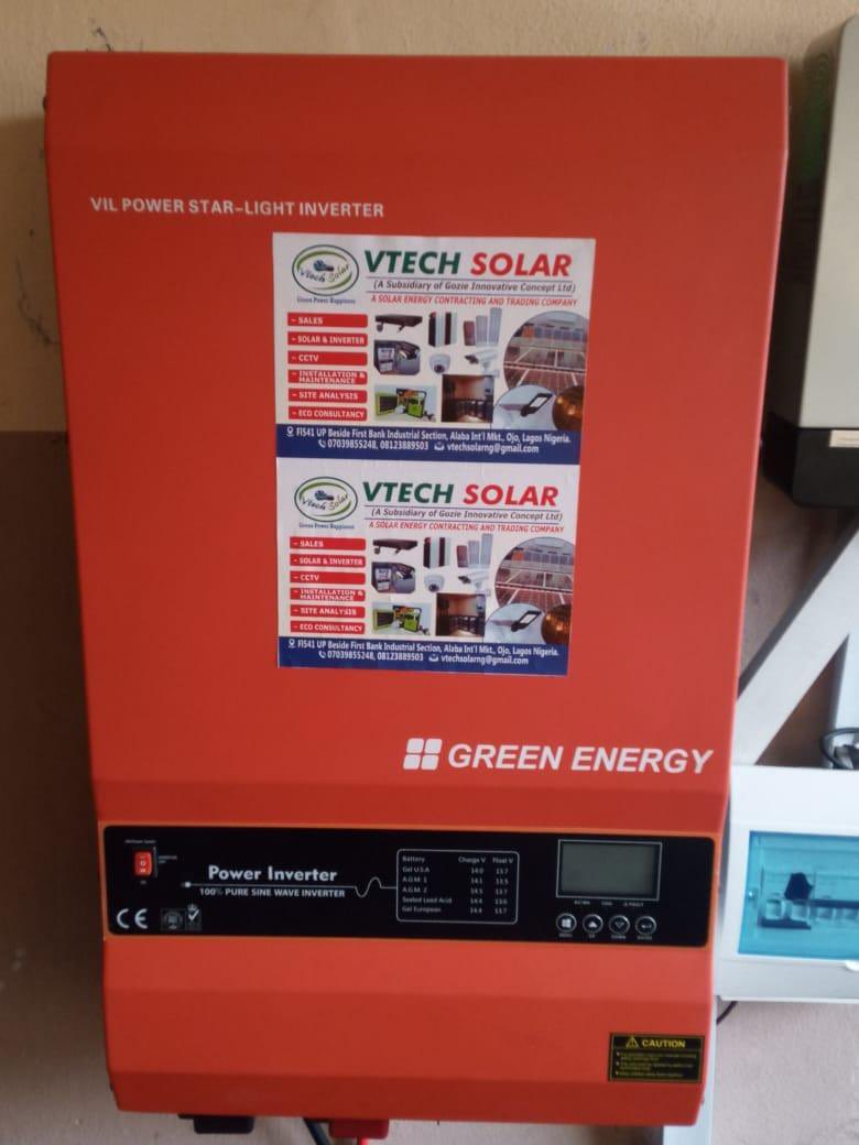 Vtech_solar's tweet photo. 5,760Wp generated from the sun.
12kw inverter capacity 
Serving excellently to a happy congregation. https://t.co/Hpx1ghDuw4