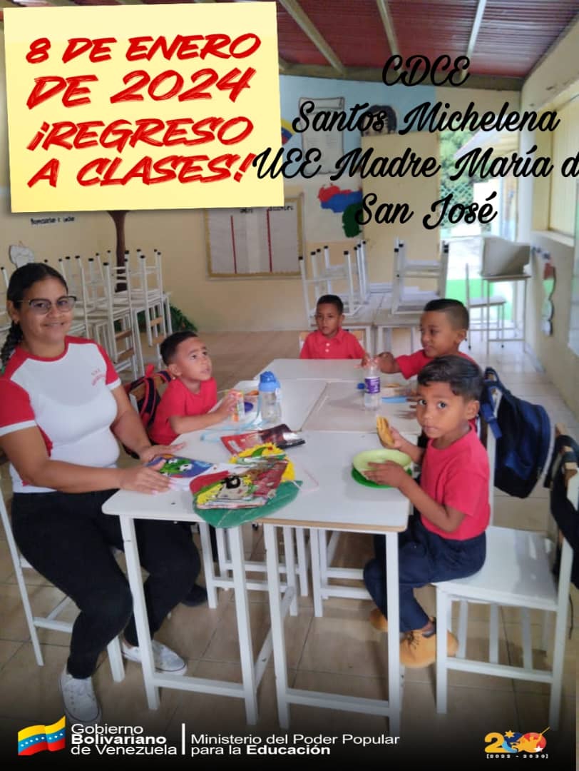 En Aragua con amor y alegría los Niños/as regresan a Clases.

¡Juntos Por La Calidad Educativa!

#VenezuelaVuelveAClases 
<a href="/NicolasMaduro/">Nicolás Maduro</a> 
<a href="/_LaAvanzadora/">Yelitze Santaella</a> 
@MPPEDUCACION 
@PiedadQuintana1 
<a href="/Soykarinacarpio/">Karina Carpio</a>