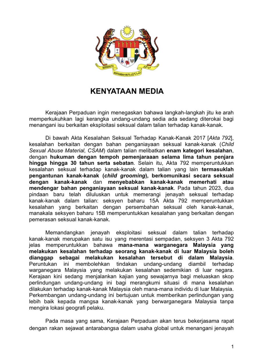 marinaristan's tweet photo. Dikongsi semula dengan Teks Alternatif untuk kebolehcapaian.

#GunaTeksAlt 
#TeksAlternatif 
#PerlindunganKanakKanak https://t.co/qjGaGVaMIi