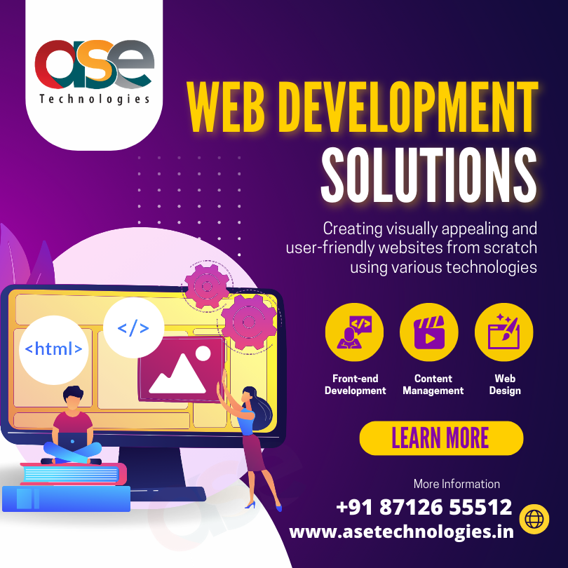 AseTechnologies's tweet photo. #ASETECHNOLOGIES #Webdevelopment is the process of building, programming, and maintaining #websitesandwebapplications. As a #Websitedevelopers we use various methods to create #webapplications for your site. 
CALL US:+918712655512
VISIT US: https://t.co/cUkZzRSn7Q https://t.co/z3o1WD4ZtB