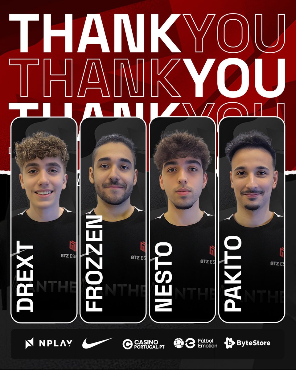 GTZEsports's tweet photo. Hoje despedimo-nos de 4 jogadores do nosso lineup de CS2. Jogadores talentosos e com muito potencial que com certeza irão dar cartas no cenário nacional! Queremos agradecer a @nestocs @pakinho_cs @ydrext @yfrozzenn pelo o empenho prestado dentro do servidor! Obrigado e Boa Sorte! https://t.co/1abgz9skzn