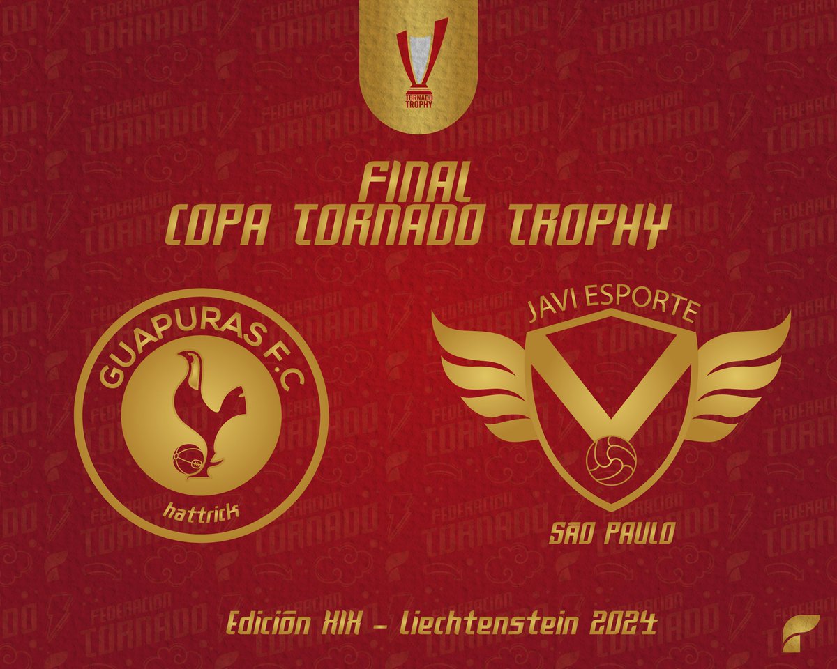 Es el momento!

🇨🇱<a href="/Guapuras_fc/">Guapuras F.C</a> vs 🇧🇷#JaviSaoPaulo se disputan la edición XIX de la Copa Tornado Trophy!

Puede verse aquí: hattrick.org/goto.ashx?path… 

#TrophyXIX🇱🇮 #FTornado #hattrick