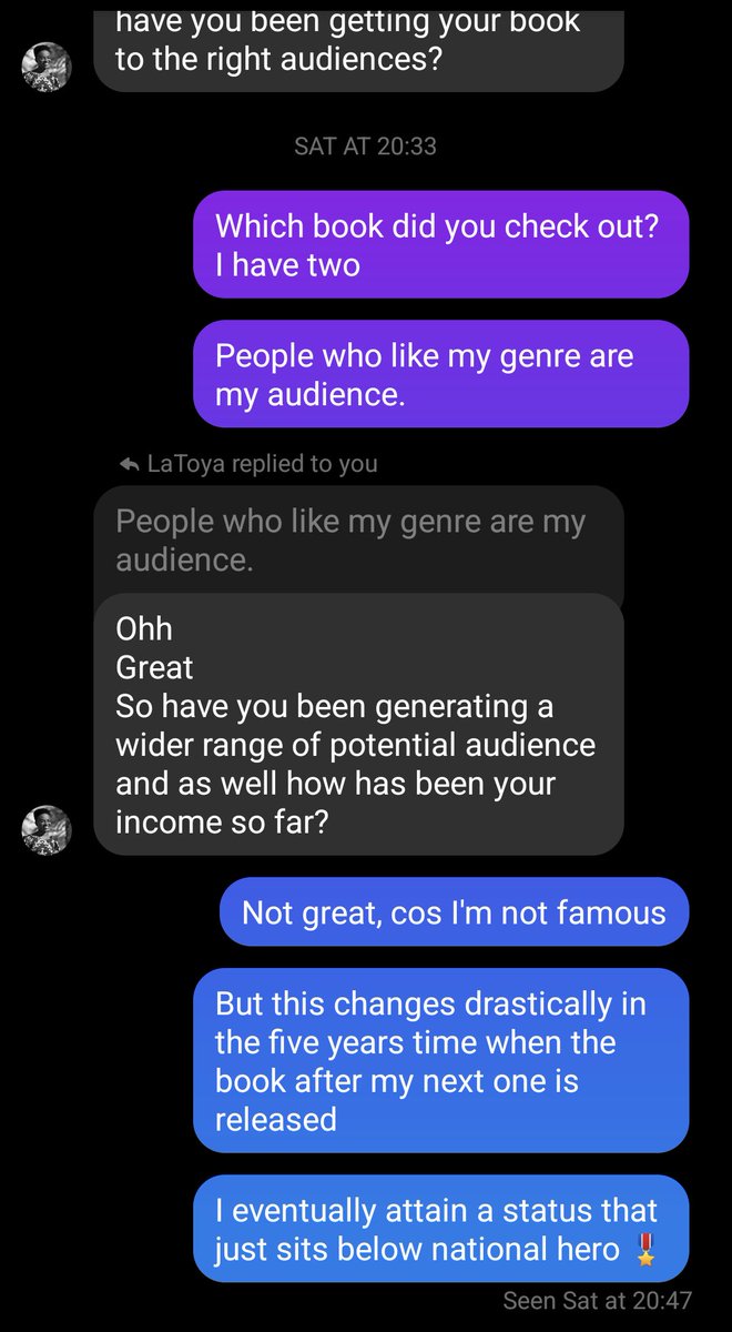 J_agombarAuthor's tweet image. She ended up blocking me, soaybe she was real 🤔 picked the wrong writer!
Follow me for more spambot abuse.
#authoscam #spambot #writerproblems #windup #readingcommunity #writingcommunity #jagombar