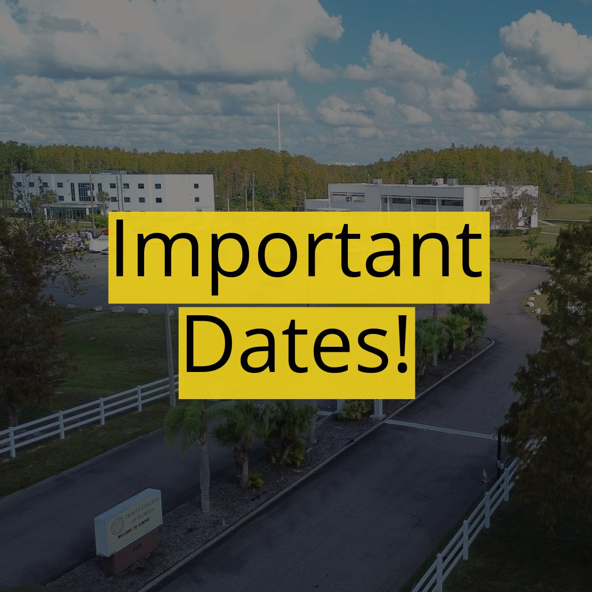 trincollegefl's tweet photo. IMPORTANT DATES!
January 11th: Returning student's move-in date
January 12th: New student registration
January 15th: Martin Luther King Jr. Day (College Closed)
January 16th: All classes begin | Spring A Begins | Quest, Access and Online

https://t.co/wJdj0Qphrh https://t.co/HaIei87RgM