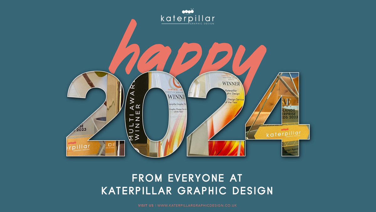 A week into 2024, we would like to wish all of our customers, fellow businesses, contacts and friends a Happy New Year and we hope you are looking forward to it as much as we are! 🎉
#KaterpillarDesign #GraphicDesign #PrintDesign #Marketing #Advertising #Creative #DesignAndPrint