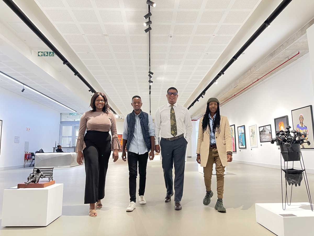 We're proud to host #PESP4 Work-Based Experience programme coordinated by @artbankSA. Join us in welcoming #PESP4 interns to our #JavettUPteam: Precious Uchena - Event Management Solomon modiadie- Graphic Design & Social Media Lesedi Ledwaba- Arts Education & Public Programming.