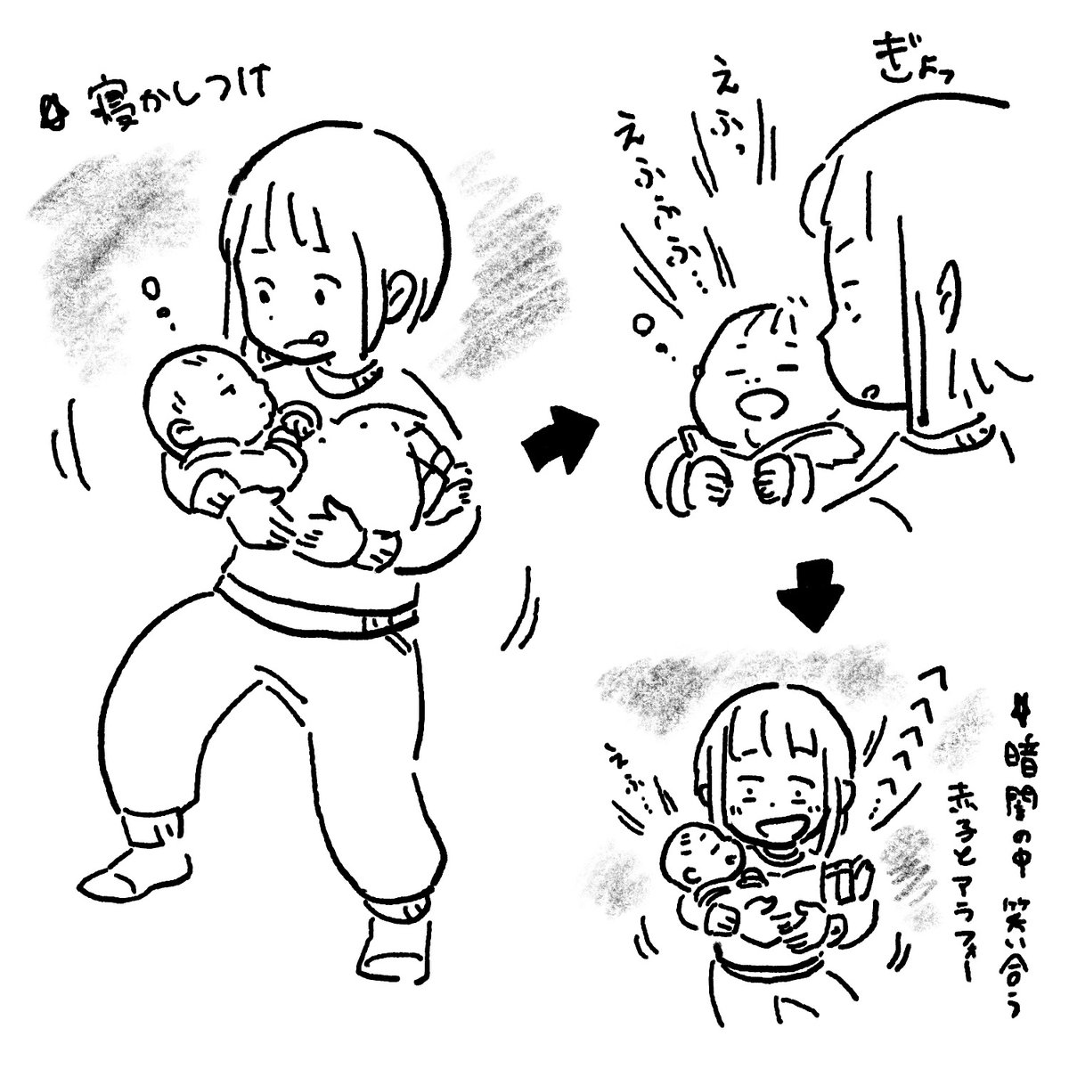 赤さんメモ
寝入る前になぜか笑い出す赤さん 