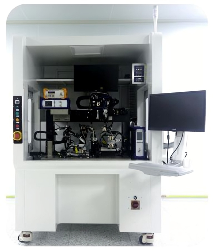 FindLightInc's tweet photo. Introducing the Y Fiber Waveguide Automatic Coupling System from @CSRayzer Optical Technology. A high-efficiency, automated solution for planar Y-waveguide chips. Perfect for telecommunications and R&amp;D. #OpticalTech #Photonics https://t.co/RJFlNudwe7 https://t.co/kukmB2cGQg
