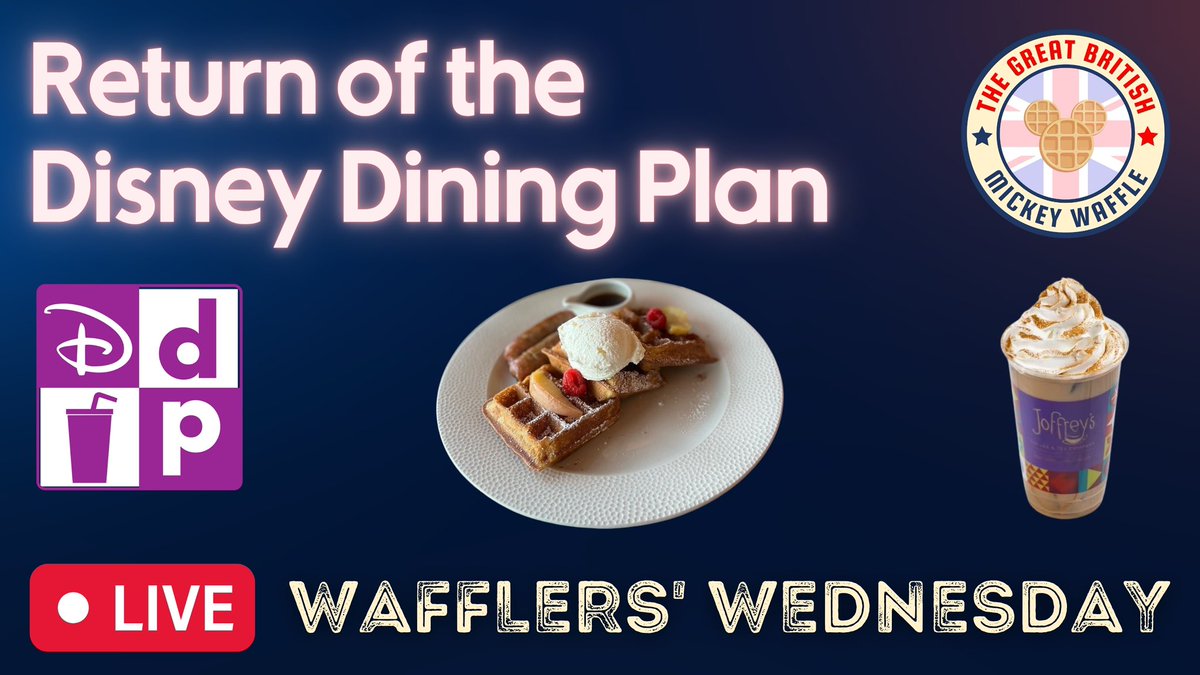 🎶Guess who’s back… back again🎶 It’s finally returning! This week sees the Disney dining plan return and we will be discussing all about it on our live Wednesday show. What’s changed, how it works, is it worth the 💲? youtube.com/watch?v=xFvSFz…