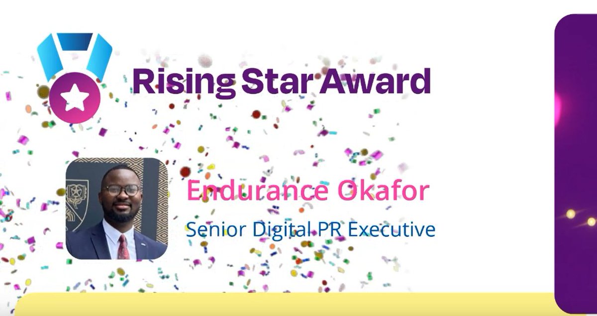 A big thank you to all the journalists/media outlets and the #PR community for seeing the value in collaborating with me in 2023. l bagged the 'Rising Star' award by <a href="/tenthrevgroup/">Tenth Revolution Group</a>. 
Here's to more insightful HR, EDI, tech, recruitment campaigns in 2024 #prrequest #journorequest
