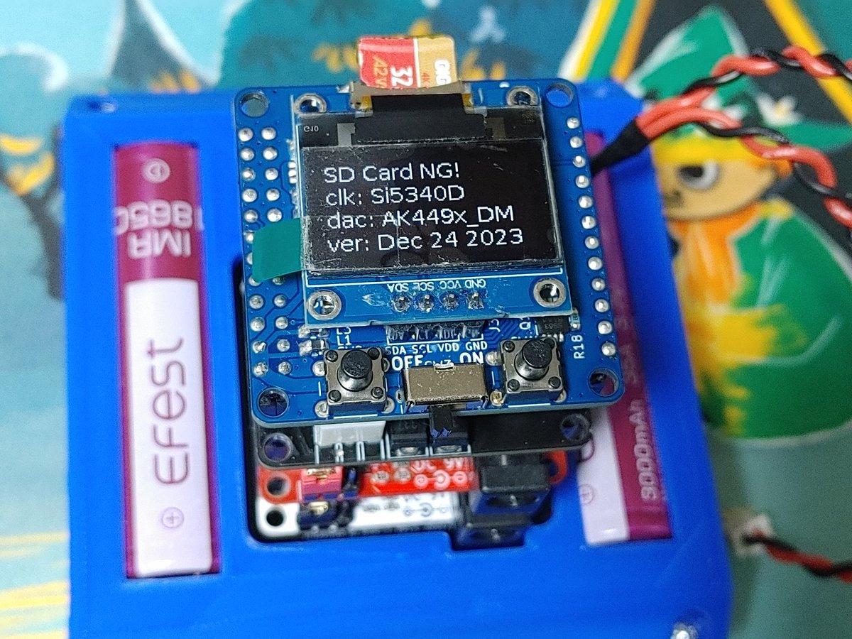 skycubic's tweet image. Si5340d ClockSystem rev.5がようやくできた？
認識はしてるけど音がでない(;´д｀)