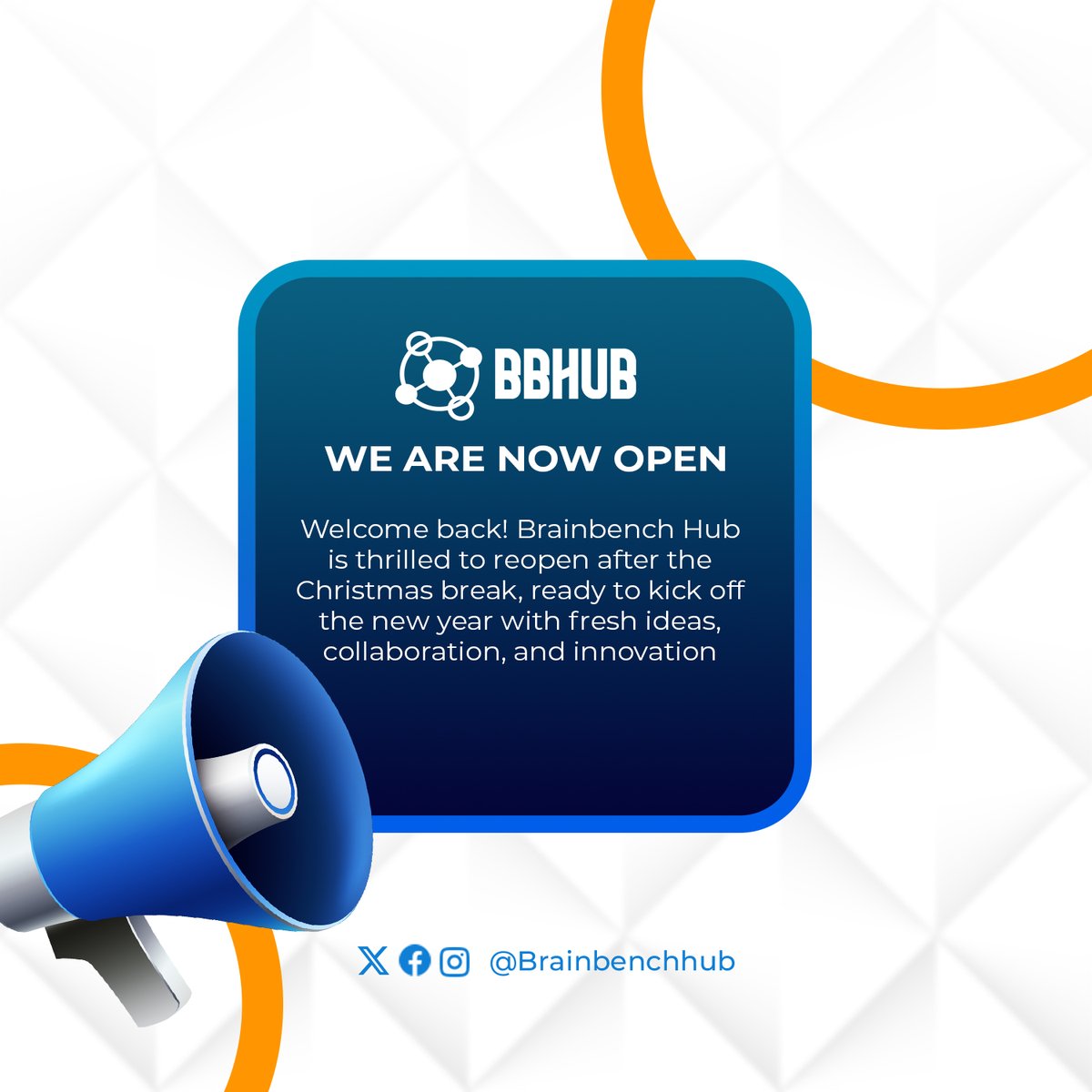BrainbenchHub's tweet photo. Exciting news! BRAINBENCHHUB is officially open. Explore our exceptional workspace, where comfort and serenity await. Join us, and stay tuned for updates. #Brainbenchhub #brainbenchtechnology #technology https://t.co/gOY5nF6uBD