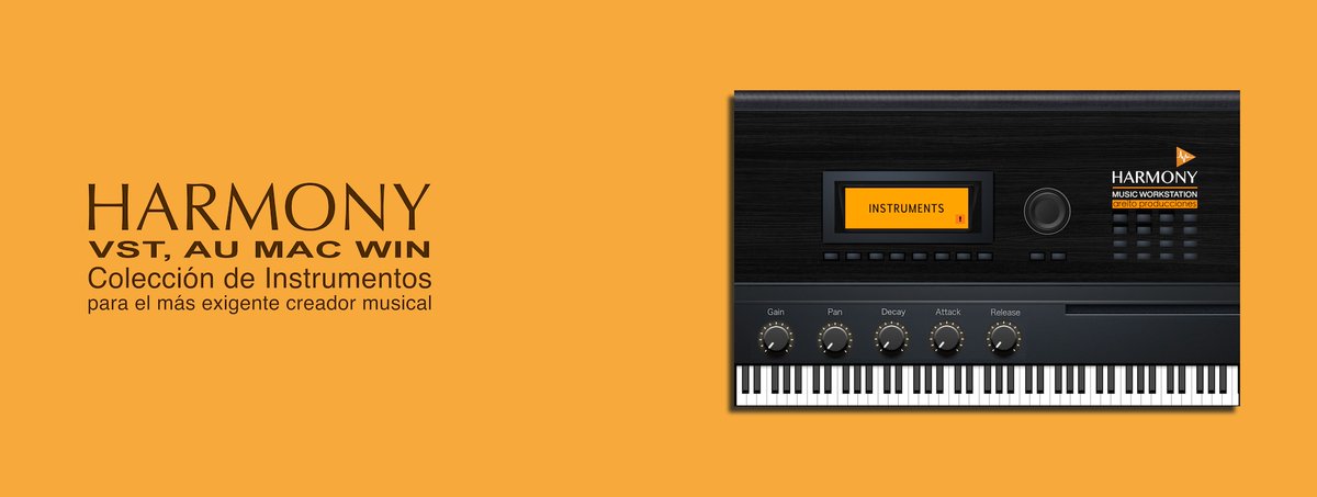 Areitoprod's tweet image. areitoproducciones.com/instrumentos..… 
#harmnyvst #virtualinstruments #areitoproducciones #logicprox #cubase #StudioOne #lunadaw #recordingstudio #productormusical #musicproducer #homestudio
