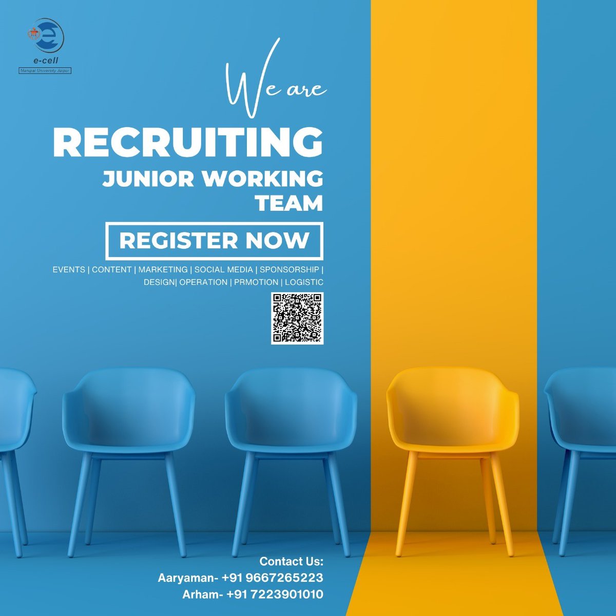 ecellmuj's tweet photo. 🚀 Unlock Your Potential! 🌟

Join E-cell, MUJ's entrepreneurship hub! Dive into event planning, collaborate with industry leaders, and be part of innovation at MUJ. 🌈

🔗 Apply here: https://t.co/liJavArQFn
📅 Deadline: 10th January 2024 https://t.co/7yZpcWlq8j