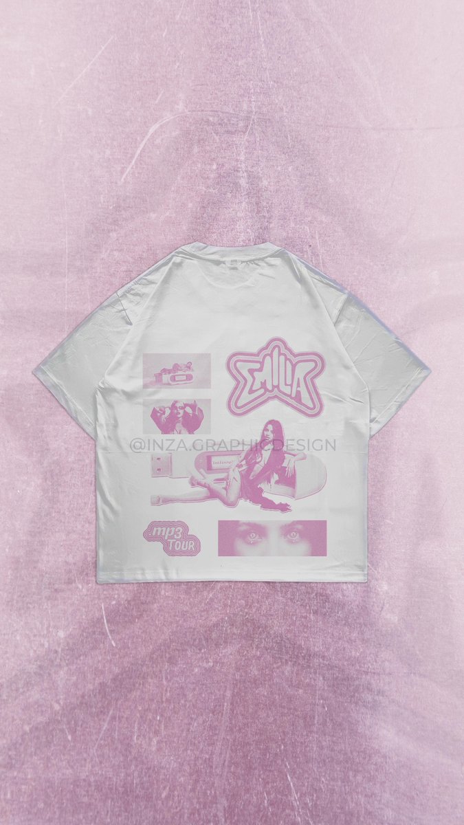 luuinza's tweet image. Mi versión del merch de Emilia para el .mp3 tour 🌟

Me ayudan un montón etiquetando a @emimernes_  y siguiéndome en ig instagram.com/inza.graphicde… 🫶🏻