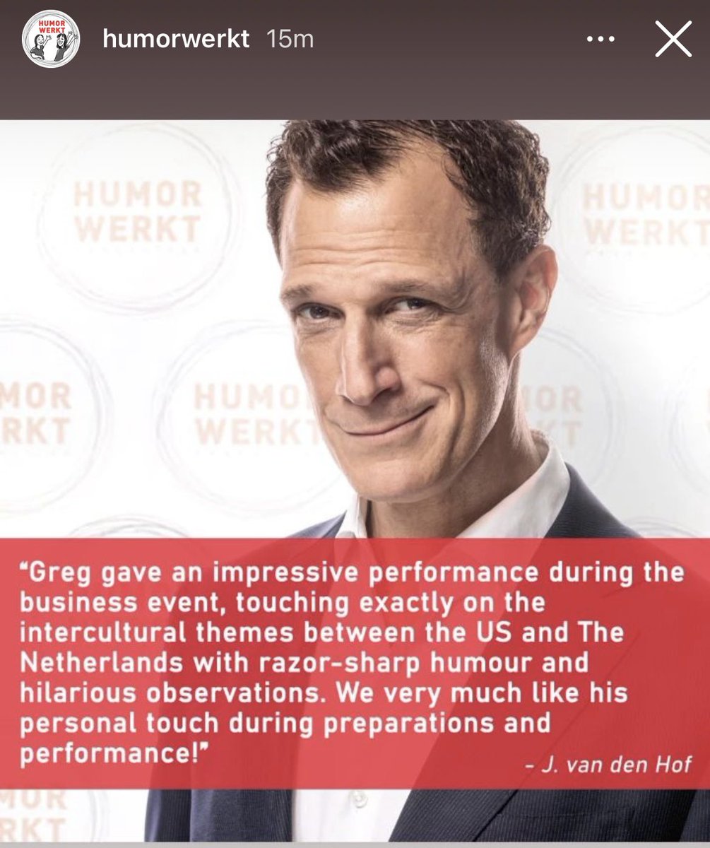 gregoryshapiro's tweet photo. “Razor-sharp humour and hilarious observations. We very much like his personal touch during preparations and performance.”
Thanks @humorwerkt for posting!
#gregshapiro #climateguy #netherlandssecond #dutchamerican #businessmeetings #corporatespeaking #eventhosting https://t.co/SWpEfahlFc