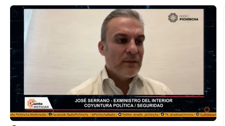 alexis moncayo (@alexismoncayo) on Twitter photo "Tengo información de que Fito se fugó el 25 de diciembre, cuando salió a una consulta médica y al momento del ingreso no fue él quien entró a la cárcel".
<a href="/ppsesa/">José Serrano Salgado</a> en <a href="/radio_pichincha/">Radio Pichincha</a> "Tengo información de que Fito se fugó el 25 de diciembre, cuando salió a una consulta médica y al momento del ingreso no fue él quien entró a la cárcel".
<a href="/ppsesa/">José Serrano Salgado</a> en <a href="/radio_pichincha/">Radio Pichincha</a>