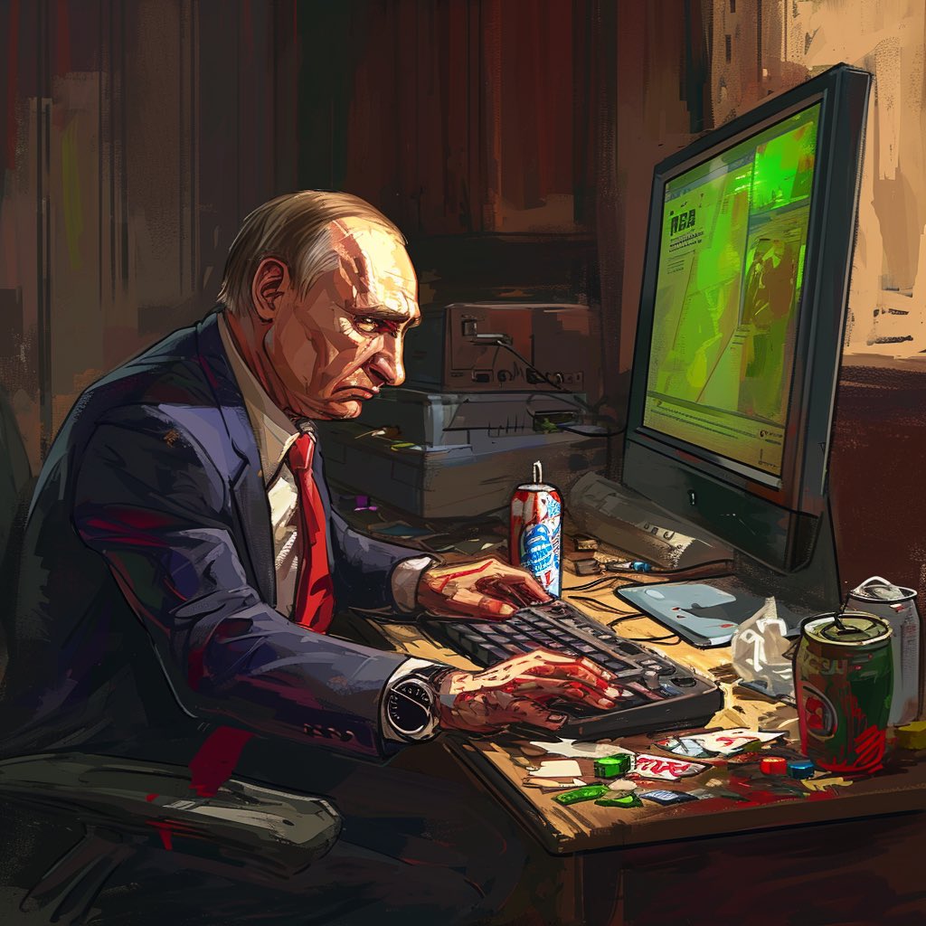 Our rat is simply playing strategy. Canvas. Oil. #rat #tyrant