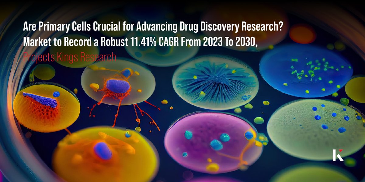 The primary cells market is growing significantly, driven by increased cancer research and a focus on developing effective treatments with new approaches.

#primarycells #cellculture #biologyresearch #scientificstudy #Market #marketforecast #marketresearch #forecast #analysis