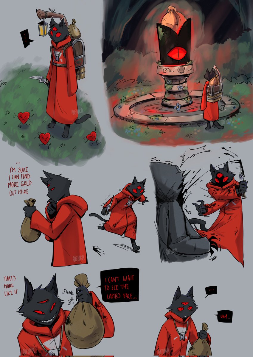 AvelokaDraws's tweet photo. Cat adventures outside the campsite.

#cultofthelambfanart #narinder #digitalart https://t.co/J53GWKxdyH