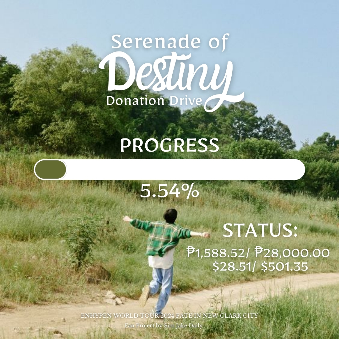 [ DONATION DRIVE UPDATE ]      
As of January 08, 2024    

🌱₱1,588.52 / $28.51
🌟Goal: ₱28,000.00 / $501.35  

We are less than half of our target amount. We greatly appreciate your continued support. 🧡

Transparency: docs.google.com/spreadsheets/d…

Donation Drive: