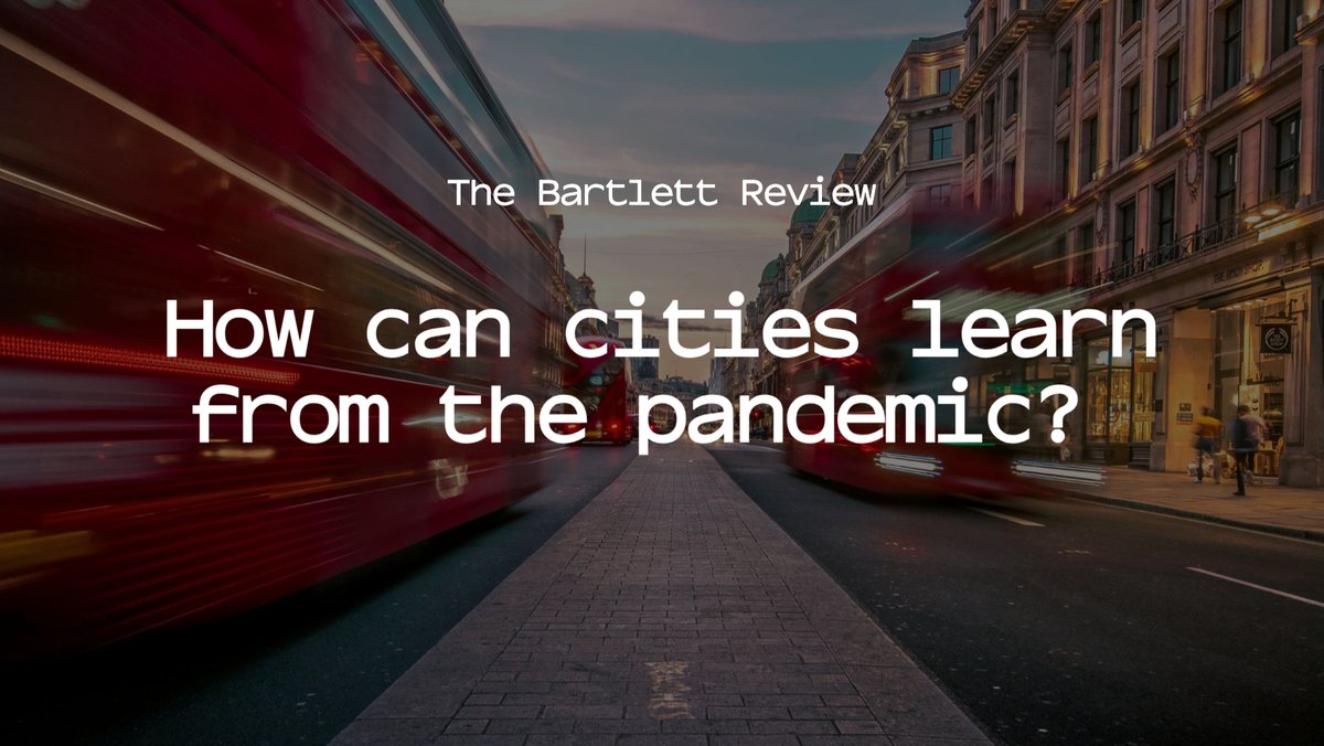 Now that the global COVID-19 emergency is over, how can cities stay adaptable and resilient? 

Urban transformation expert Prof. Lauren Andres from @UCL_BSP examines lessons learnt in cities like London and New York.

Read #TheBartlettReview article: bartlett-review.ucl.ac.uk/how-can-cities…