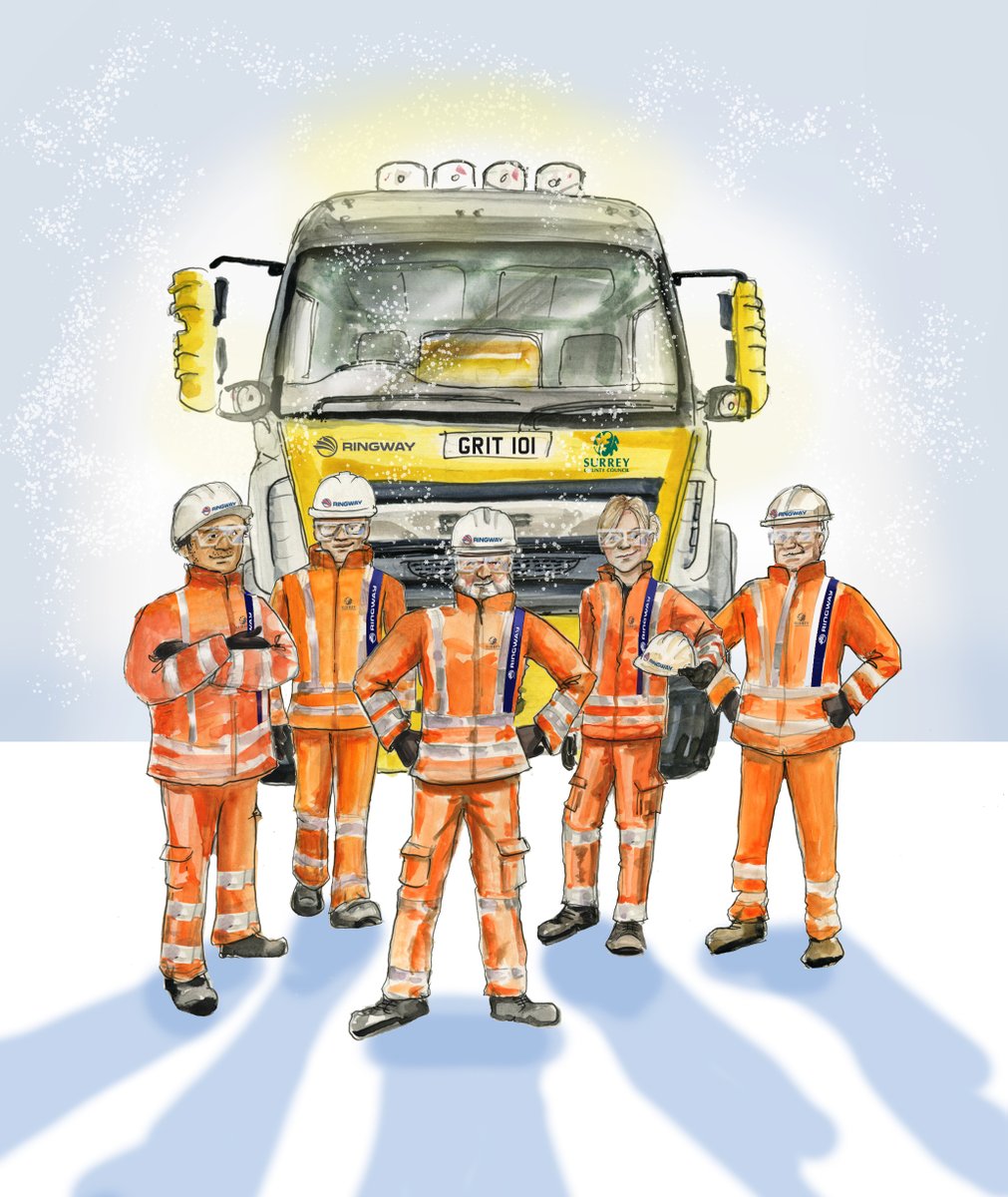 ⚠️ #GRITTING all priority one routes across #Surrey from 7pm

⚠️ Priority 1 roads are the most important roads in terms of the volume of traffic carried, and are the first to be treated in advance of any forecast frost, ice or snow

⚠️ Route Info - orlo.uk/MBfyC