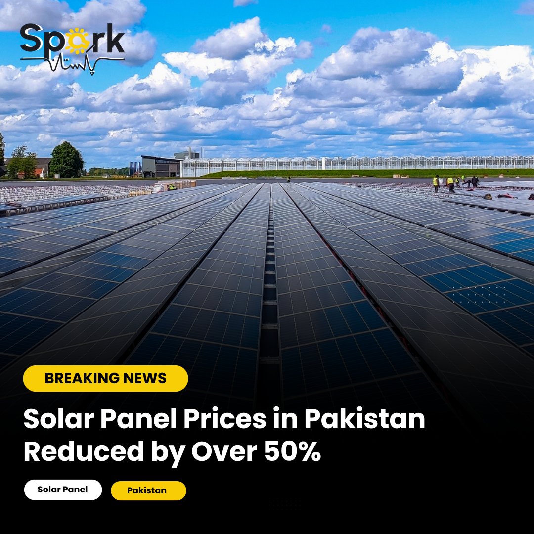 Solar Panel Prices in Pakistan Reduced by Over 50%  

#Solar #Prices #Pakistan #Energy #Price #Reduction #Living #Green #SolarPower #CleanEnergy #Environmental #Impact #EnergyTransition #AffordableSolar #EcoFriendlyTechnology