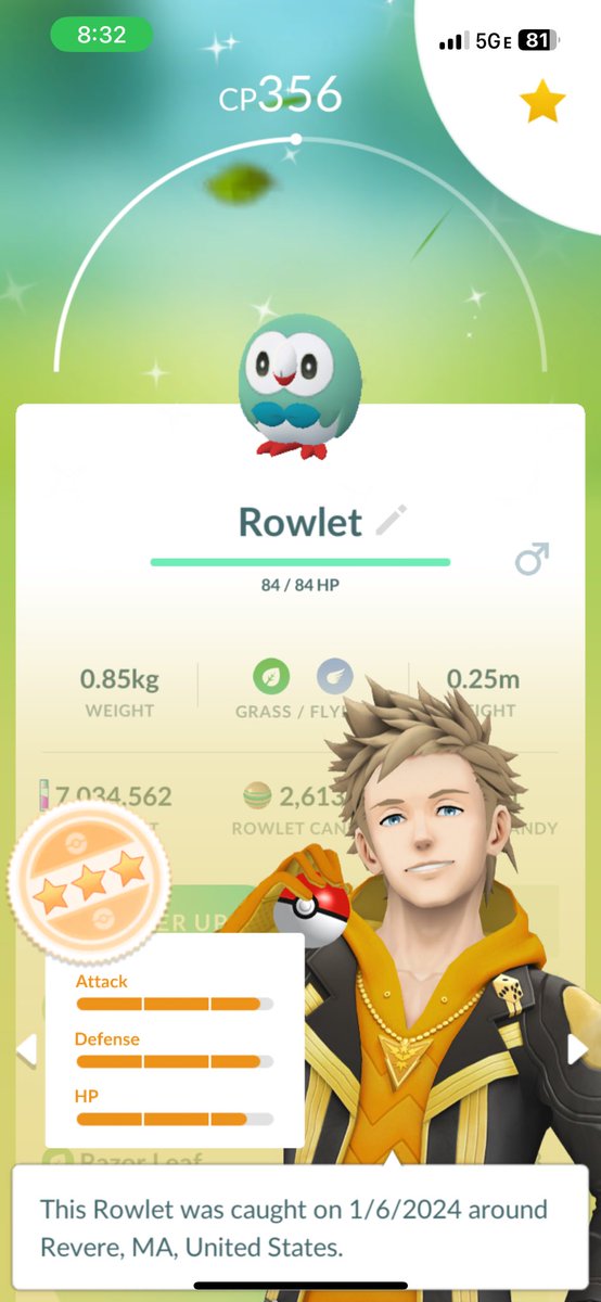 XxCL0UDxX1990's tweet photo. Had a really great Community Day on Saturday. Managed to get 30 shinies including one that had a 91% for IVs and came in first place on both of the showcases near me!!! 😁
#ShinyRowlet #ShinyPokemon #PokemonGO https://t.co/967OxaOFXg