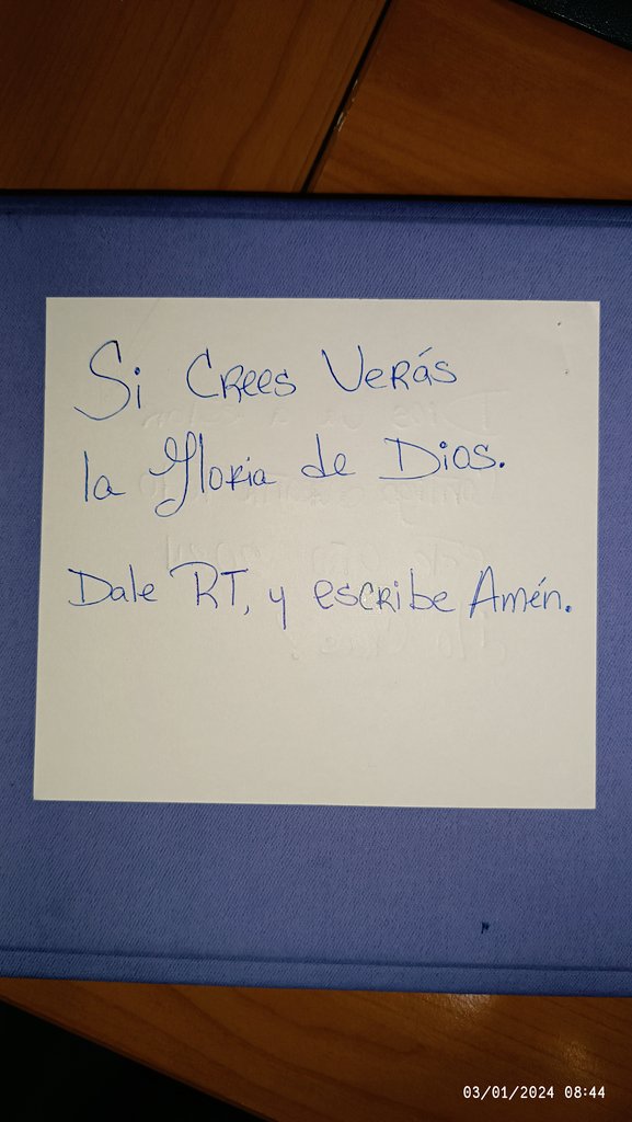 Dale RT y escribe Amén!