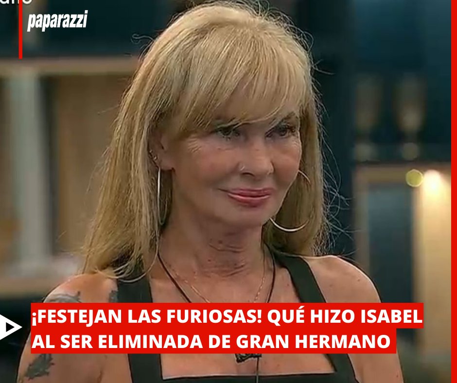 PaparazziRevis's tweet photo. 💥 Se cae el imperio
Conocé todo en https://t.co/UN5SRQRgBU
#IsabelGH #GranHermano https://t.co/uRilDTBs7j