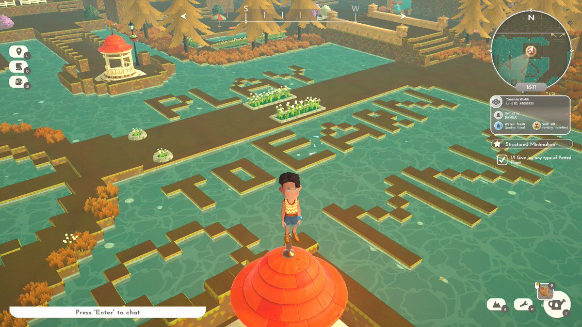 ExitOfTheSystem's tweet photo. @MyNeighborAlice As simple as possible. A small idea.
Using your capabilities.
#MNAProgress #LandCustomization #BlockchainGames https://t.co/JnJXGjYUdA