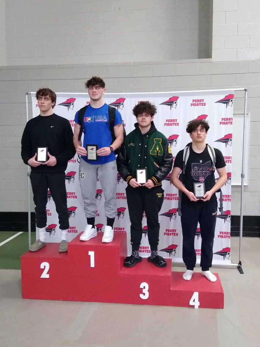 Atticus Clum wins fourth place at the Perry Pin City Invitational!!