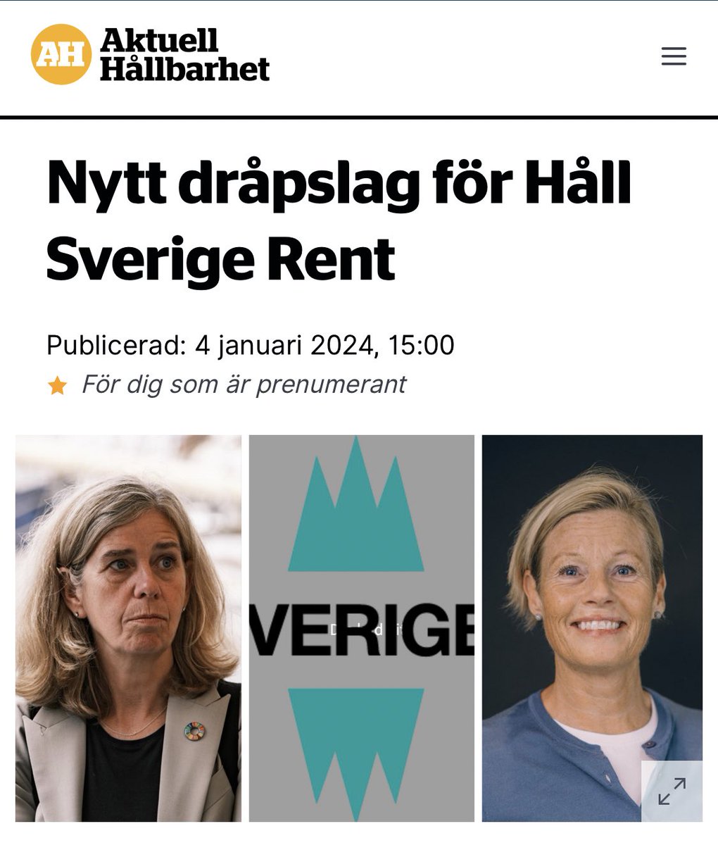 Stiftelsen Håll Sverige Rent 
stöttades tills nyligen med 20 Mkr/år, men den nya regeringen skar förra året ner stödet till 5 Mkr. Nu minskas finansieringen ytterligare. Samtidigt har Sverige ett mål om att halvera nedskräpningen till 2030

aktuellhallbarhet.se/miljo/avfall/n…