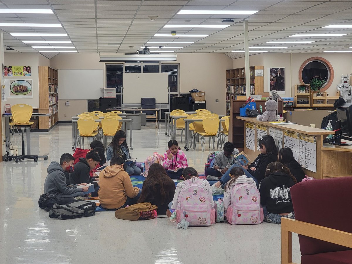 Great start to the week @BlackES_AISD Morning Book Club with @MsOliveros26 #LevelUp