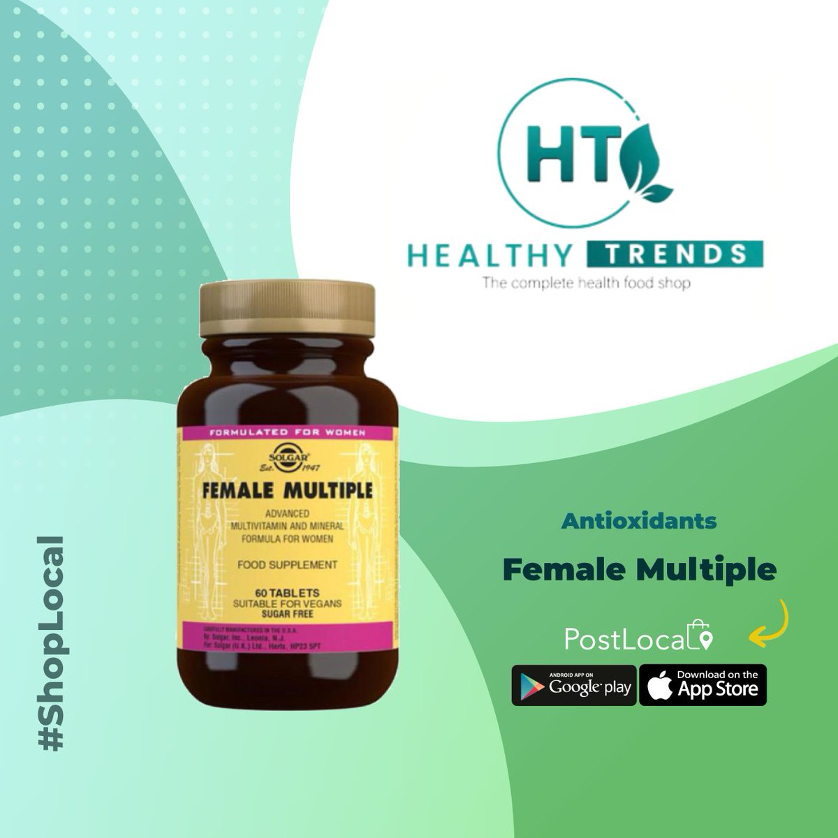 MyPostLocal's tweet photo. Unlock the secrets of natural balance with Solg Botanical Female Complex! 🌿✨ Tailored for women, this botanical blend is your secret weapon for hormonal harmony and radiant vitality. 💃

https://t.co/juHnQTcr4a

#SolgBotanicalComplex #NaturalWellness #BalanceForHer https://t.co/W70gjXM8FD
